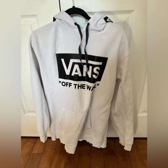 Vans off the Wall white hoodie size large - Picture 1 of 5